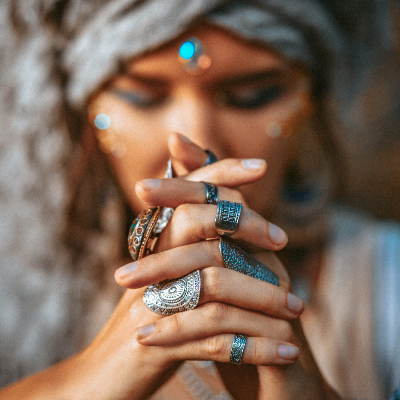 woman in prayer